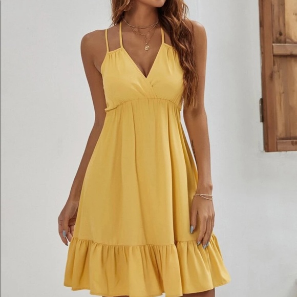 Boho ruffle hem dress - Picture 6 of 8